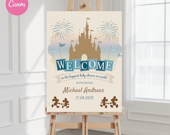Happiest Baby Shower-welkomstbord, Babyland-thema (directe download)