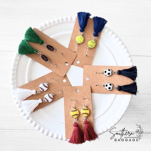 Pendientes deportivos personalizados con los colores del equipo