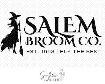 Salem Broom Company Digital Download PNG SVG Vinyl Bags Shirts Glasses Tumblers