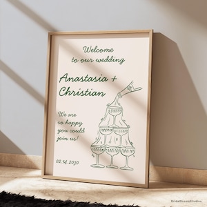Hochzeit Willkommen Schild Vorlage Retro Hochzeit Schilder Skurril Handgeschrieben Hochzeit Signage Vorlage Vintage Illustration Canva, HD4