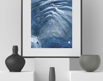 Abstraktes Eis Fotografie-Echtes Eis Digitaldruck mit künstlerischem Aussehen, Sofort Download