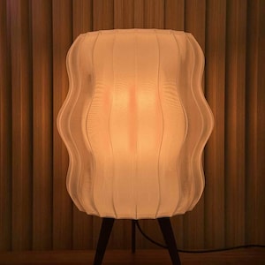 Jelli XL Table Lamp – Large 3D Printed Modern Light for Gaming Room, Desk Setup, Mood Lighting, or Statement Home Decor, RGB Customizable