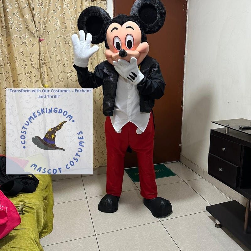 Mickey Mouse Mascot Costume - Etsy