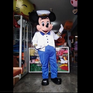 Marine Maus Kostüm Maskottchen Party Event Halloween Events Parties Botarga Shows