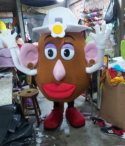 Girl Potato Animal Costume Mascot Party Event Halloween Events