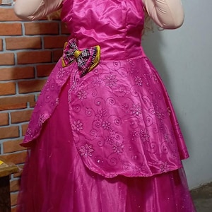 Princess Pink Cute Mascot Costume Mascots Party Event Halloween events parties botarga Shows
