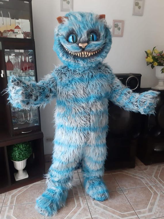 blue cheshire cat dress Sleeveless Dress Cheshire Cat Multicolour / L