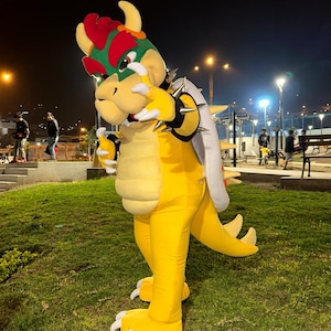 Disfraz de mascota animal rey dragón mascotas fiesta evento Halloween eventos fiestas botarga espectáculos