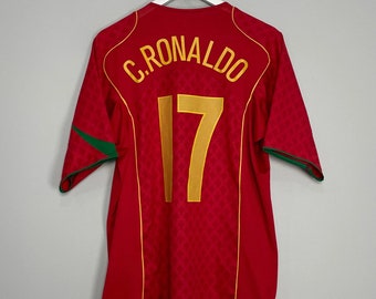 Euro 2004 Final Portugal 2004 Jersey, Cristiano Ronaldo 2004 Jersey, Figo Portugal Jersey