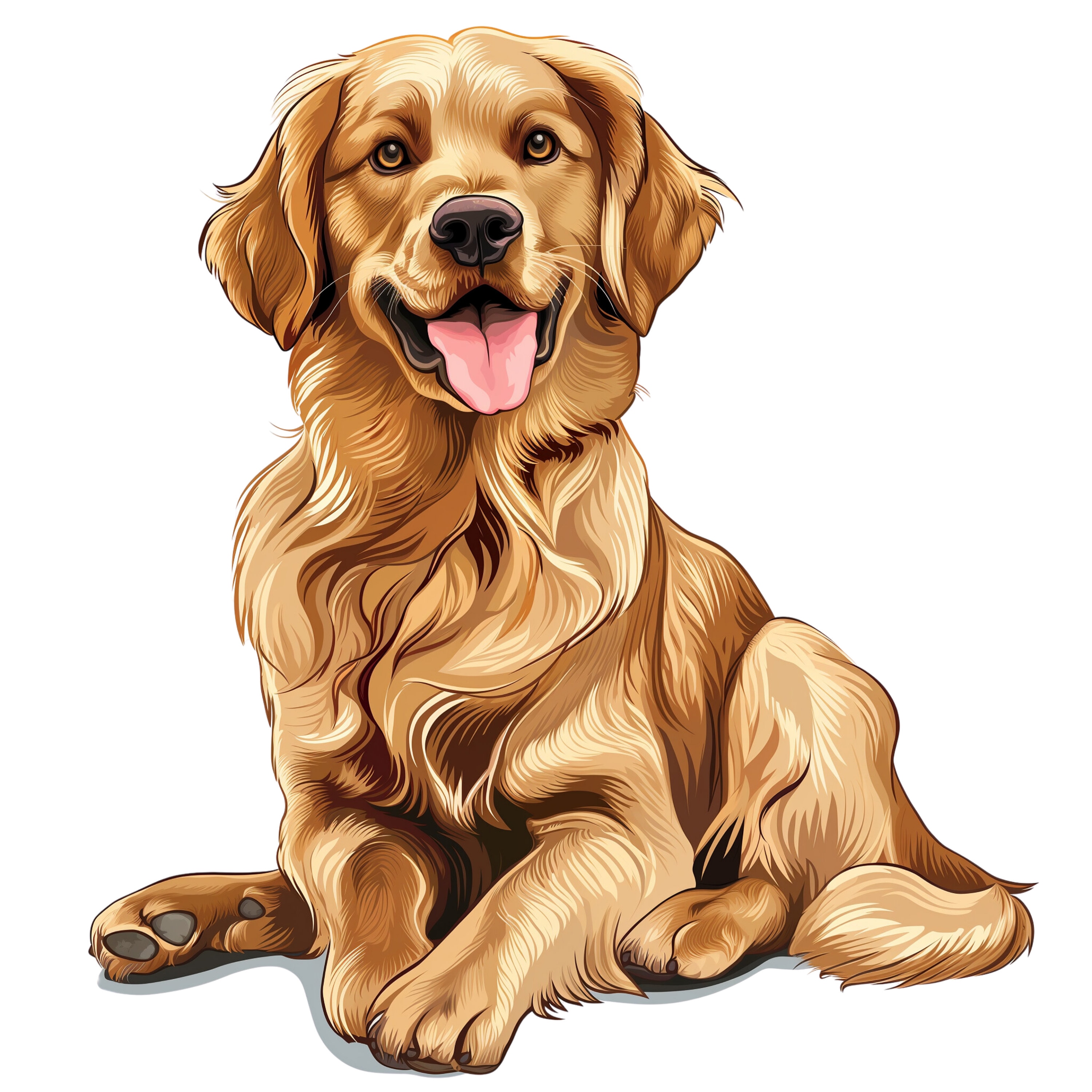 Dogs of Various Breeds - High-quality PNG File (3000x3000 Pixels) - Etsy, image size:3000x3000