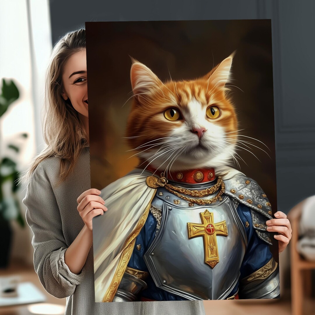 Custom Royal Pet Portrait: Renaissance King or Queen Canvas Art - Etsy