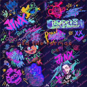 Arcane graffiti file, PSD file