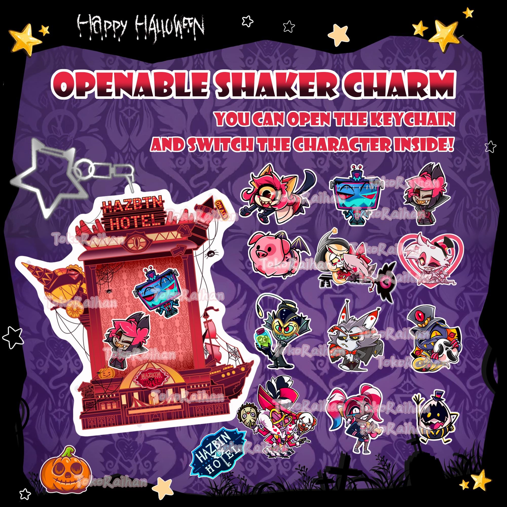 ハズビンホテル プレイビル Baxter hazbin hotel - Etsy 日本