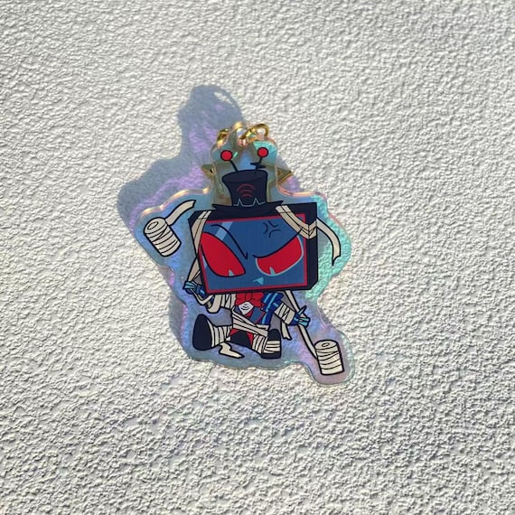 Hazbin Hotel Keychain, Hazbin Hotel Vox Keychain, Gift for Gamers, Christmas Gift