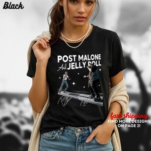 Vintage Post Malone Shirt, Post Malone Tour, Big Ass Stadium Tour, Posty 2025 Tour Shirt, Jelly Roll and Post Malone Shirt,Love Rapper Shirt
