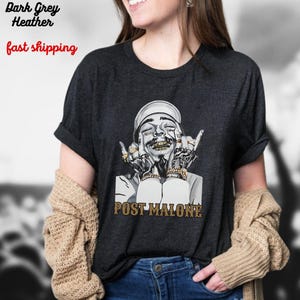Post Malone Music Rap Vintage Graphic Color Shirt, Post Malone Tour Rapper Gift, Posty Tee, Rapper, Love Rapper Tshirt, Fan Gift Merch