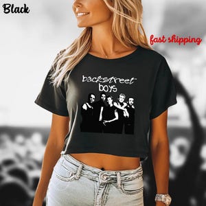 Backstreet Boys Millennium Crop Top, Concert Backstreet Boys Millennium Tour, Backstreet Boys Print, Backstreet Fan Merch Gift Crop Top