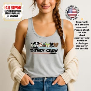 Disney Crew Star Wars Tank Top, Mandalorian Tank Tee, Galaxy's Edge/Darth Vader Women Racerback and Men Tank Top image 12