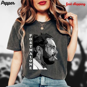 Comfort Colors Vintage Post Malone Shirt, 2025 Big Ass Stadium Tour Shirt, Malone Rap Music Shirt, Jelly Roll And Posty Malone Shirt
