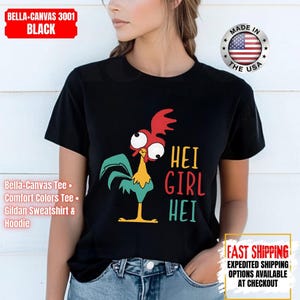 Hei Girl Hei Moana Comfort Colors Shirt, Disney Princess Moana Shirt, Disney Trip Sweatshirt, Disney Toddler Kids Shirts immagine 6