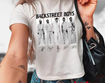 Backstreet Boys Millennium Crop Top, Concert Backstreet Boys Millennium Tour, Backstreet Boys Print, Backstreet Fan Merch Gift Crop Top