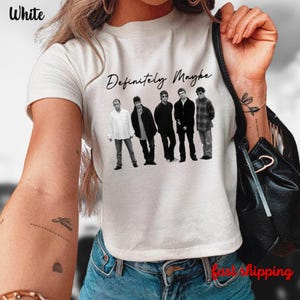 Backstreet Boys Millennium Crop Top, Concert Backstreet Boys Millennium Tour, Backstreet Boys Print, Backstreet Fan Merch Gift Crop Top
