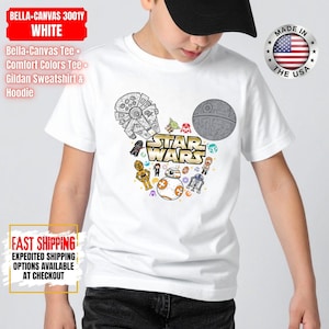 Disney Star Wars Shirt, Mandalorian Sweatshirt, Darth Vader Comfort Colors Shirt, Chewbacca Shirt, Star Jedi Shirt, Luke Skywalker Tee image 7
