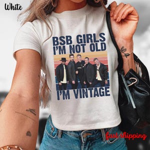 Backstreet Boys Millennium Crop Top, Concert Backstreet Boys Millennium Tour, Backstreet Boys Print, Backstreet Fan Merch Gift Crop Top