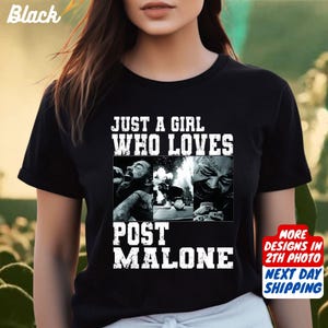 Post Malone, Kids Post Malone Shirt, Post Malone Tour, Big Ass Stadium Tour, Posty 2025 Tour, Jelly Roll Tour, Just A Girl Who Loves Shirt