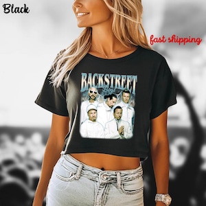Backstreet Boys Millennium Crop Top, Concert Backstreet Boys Millennium Tour, Backstreet Boys Print, Backstreet Fan Merch Gift Crop Top