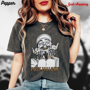 Comfort Colors Post Malone Shirt, Malone Rap Music T-Shirt, Posty T Shirt, F1 Trillion Tour Album Tee