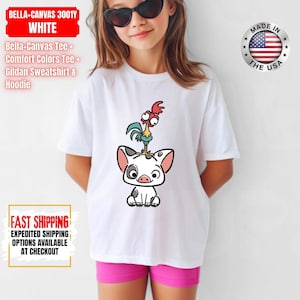 Hei Girl Hei Moana Comfort Colors Shirt, Disney Princess Moana Shirt, Disney Trip Sweatshirt, Disney Toddler Kids Shirts image 2
