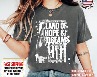 Bruce Springsteen Tour 2026 Shirt, Bruce Springsteen Land Of Hope & Dreams Tour Shirt, Bruce Springsteen Fan Gift, Bruce Springsteen Merch