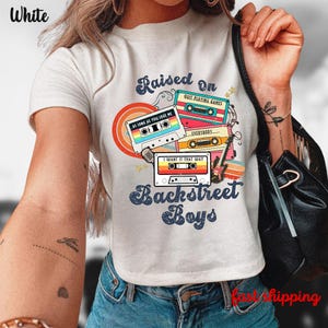 Backstreet Boys Millennium Crop Top, Concert Backstreet Boys Millennium Tour, Backstreet Boys Print, Backstreet Fan Merch Gift Crop Top