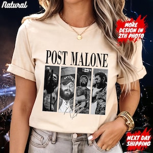 Post Malone Music Rap Vintage Graphic Color Shirt, Post Malone Tour Rapper Gift, Posty Tee, Rapper, Love Rapper Tshirt, Fan Gift Merch