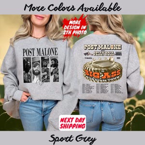 Vintage Post Malone Sweatshirt, Kids Post Malone Sweatshirt, Post Malone Tour, Big Ass Stadium Tour, Posty 2025 Tour Sweat, Posty Tour Merch