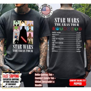 Disney Star Wars Shirt, Mandalorian Sweatshirt, Darth Vader Comfort Colors Shirt, Chewbacca Shirt, Star Jedi Shirt, Luke Skywalker Shirt image 1