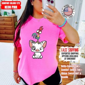 Hei Girl Hei Moana Comfort Colors Shirt, Disney Princess Moana Shirt, Disney Trip Sweatshirt, Disney Toddler Kids Shirts image 14