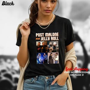 Vintage Post Malone Shirt, Post Malone Tour, Big Ass Stadium Tour, Posty 2025 Tour Shirt, Jelly Roll and Post Malone Shirt,Love Rapper Shirt