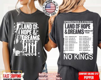 Bruce Springsteen Tour 2026 T-shirt, Bruce Springsteen Land Of Hope & Dreams Tour Shirt, Bruce Springsteen Fan Gift, Bruce Springsteen Merch