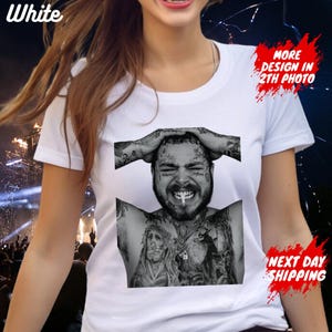 Post Malone Music Rap Vintage Graphic Color Shirt, Post Malone Tour Rapper Gift, Posty Tee, Rapper, Love Rapper Tshirt, Fan Gift Merch