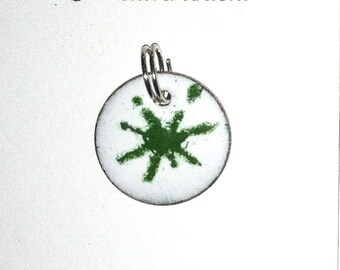 Paint Ball Splat  charm  Your choice of color