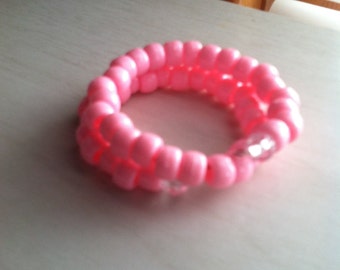 All pink bracelet