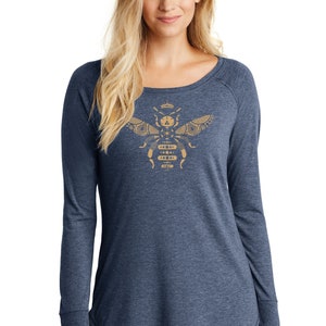 Tunic length workout tops online