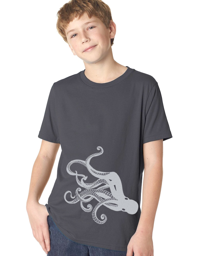 Kids Octopus Tshirt Toddler Octopus Shirt Tentacles Etsy