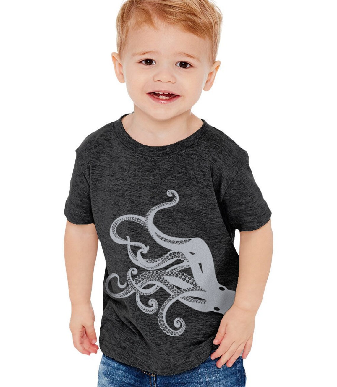 run and fly octopus shirt