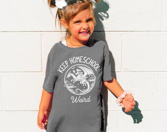 Kids Homeschool Shirt, Children's Homeschool Tee, Unschool
