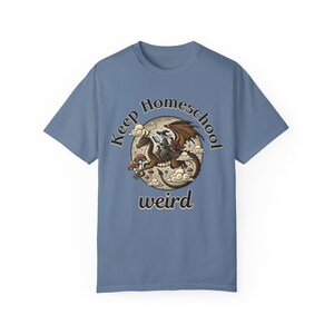 ホームスクールを変な風にさせないTシャツ：ドラゴンホームスクールママシャツ 画像 4