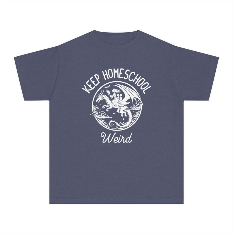 Kids Homeschool Shirt, Children's Homeschool Tee, Unschool image 3