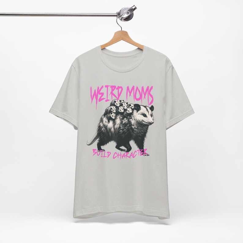 Weird Moms Build Character Shirt: Possum Graphic Tee image 9